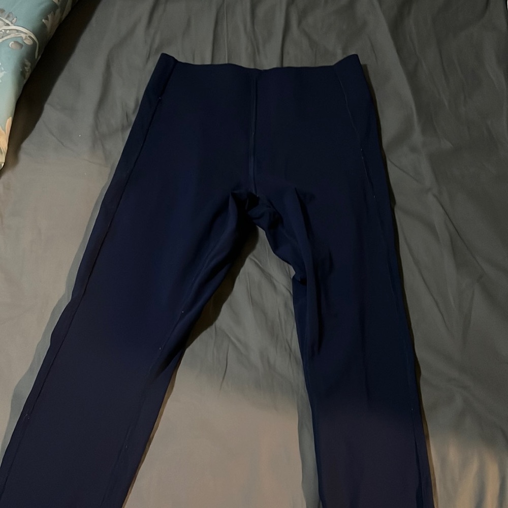 Pink dark blue leggings worn 6-8 times at most
